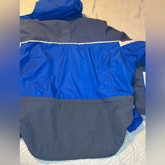 Columbia Men's Interchange Ski Jacket XL Blue and Gray Winter shell-Outdoor Coat - Picture 4 of 16
